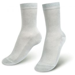 Носки мужские с ажурной вставкой №2 серый