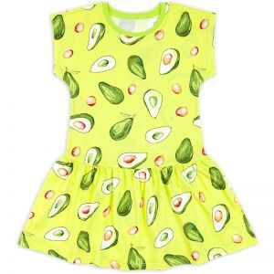 Платье для девочки Авокадо